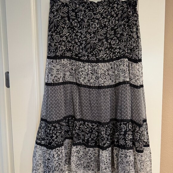 Spenser Jeremy BoHo Midi Length Skirt, Size 12 - Picture 1 of 5